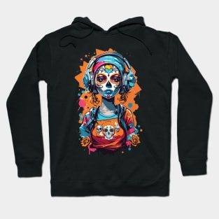 skull girl Hoodie